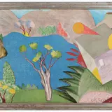 Luca Alinari, Marine landscape, lithograph