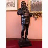 Vincenzo Gemito, Painter, bronze sculpture