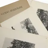 Guido Spadolini, Twelve etchings, collection containing twelve reproductions of the author's original etchings