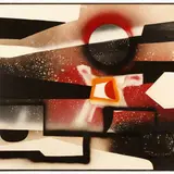 Alvaro Monnini, Suspicious time 1973, mixed media on canvas