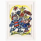 Vinicio Berti, Untitled 1988, marker and mixed media on cardboard