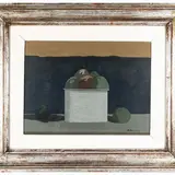 Marcello Boccacci, Still life, oil on panel