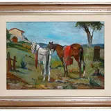 Aldo Affortunati, Countryside with horses