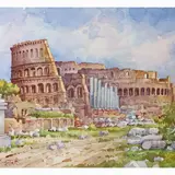 Giovanni Ospitali, Colosseum - Tuscan countryside