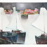 Lido Bettarini, Port with vessels