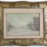 Franco Villoresi, Snowy Landscape, 1952