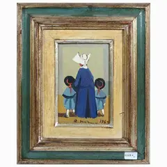 Monachina 1969 by Rodolfo Marma, oil on panel, offered Oct 2023