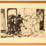 Renzo Grazzini, Break-in, Indian ink on paper