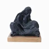 Libero Andreotti, Donna pensosa Anni Trenta, bronze sculpture