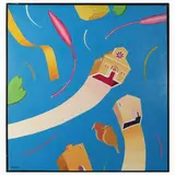 Enrico Bandelli, The archive of fantasy 2003, oil on canvas