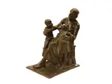 Mario Biglioli, Mother with children 1940, bronze group