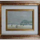 Marcello Boccacci, Navy 1939, oil on cardboard applied to panel