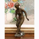Francesco Piccini, Female Nude 1956, bronze sculpture