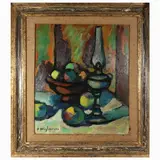 Dino Migliorini, Still life, oil on hardboard