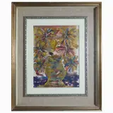 Vase of Flowers 1968 by Silvio Loffredo, oil on canvas, offered Oct 2023