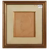 Lorenzo Viani, Male portrait, mixed media on paper