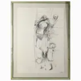 Salvatore Cipolla, Study for a Deposition from the Cross 1991, mixed media on paper