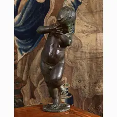 Raffaello Romanelli, Puttino, bronze sculpture