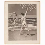Max Klinger, The coup 1915, engraving