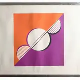 Carmelo Cappello, Geometric composition 1975, screenprint