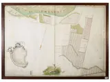 Luigi Passega de Passeyer, Pianta della proprietà detta la Ca' Vecchia appartenente al Conte Giambattista Saracco, watercolour on paper
