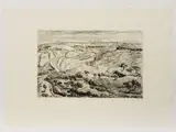 Hans Otto Schönleber, Views of Sicilian ruins, 1889, four engravings depicting a Sicilian landscape