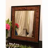 Luigi Frullini, Carved walnut frame, second half of the 19th century, ebony details