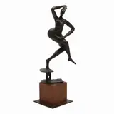Iorio Vivarelli, Ballerina, bronze sculpture