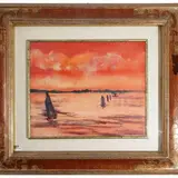 Romano Stefanelli, Venice, oil on panel