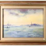 Romano Stefanelli, Venice, oil on canvas laid on panel