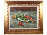 Silvio Pucci, Still life with vegetables, oil on canvas