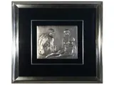 Francesco Messina, Nudes, multiple in bas-relief on silver plate