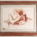Romano Stefanelli, Study for the painting models waiting 1973