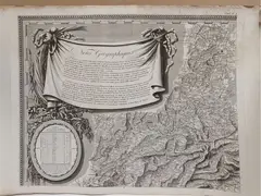 Carte générale du théâtre de la guerre en Italy et dans les Alpes 1798-1802. Sheet no. 1 by Louis Albert Guislain Bacler d'Albe, engraving on paper, offered May 2023