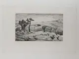Hans Otto Schönleber, Views of Girgenti (Agrigento), two engravings