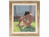 Giulio Mugnai, Female nude, oil on canvas