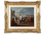 Rape of Proserpina by Giovanni Battista Cipriani attribuito, oil on canvas, offered May 2023