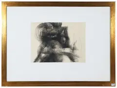 Female figure 1968 by Emilio Greco, etching, offered May 2023
