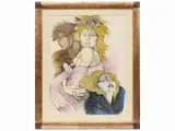 Giuliano Pini, The Bacchantes 1991 and The embrace and the wound 1996, Le bacchanti