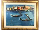Sante Monachesi, Venice, oil on canvas