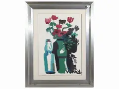 Flowerpot by Lucio Venna, oil on canvas, offered May 2023