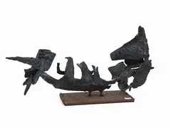 Raffaello Arcangelo Salimbeni, Composition, bronze group