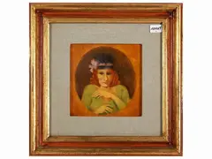 Figure by Remo Squillantini, oil, offered May 2023