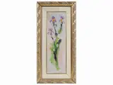 Ernesto Treccani, Irises, oil on canvas