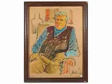 Augusto Cernigoi, Figure 1971, tempera on paper