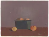 Marcello Boccacci, Still life 1966, oil on panel