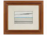 Renzo Biason, Spiaggia 1976, mixed media on hardboard