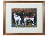 kittens by Silvio Loffredo, oil on canvas board, offered May 2023