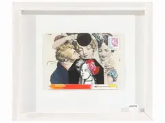 Concetto Pozzati, Dal dizionario delle idee 2004, collage