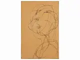 Mirko Basaldella, Figure, ink on paper